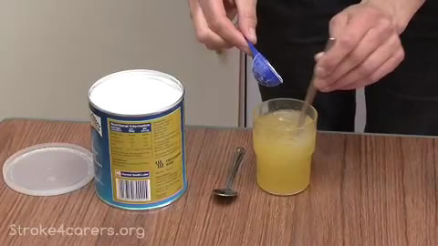 Thickened Drinks Stroke4carers